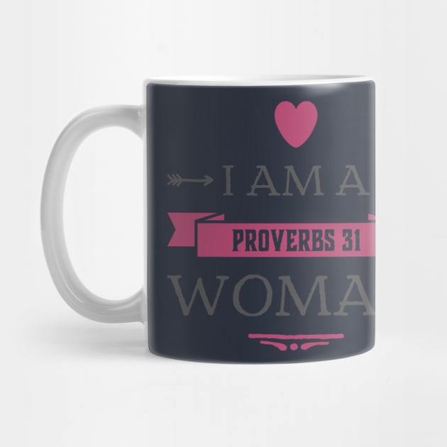 Proverbs 31 Woman Scripture Quote Gift by BeLightDesigns